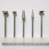 10 sztuk mieszane laboratorium dentystyczne narzędzie 2.35mm shank HP wiertła diamentowe diamentowa głowica szlifierska proteza jade Emerald polerowanie 2